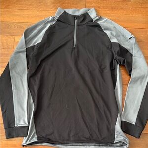 Puma Men's Black and Gray Jacket
